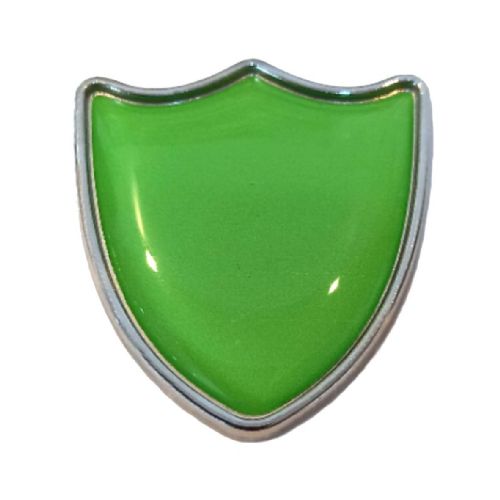 Lime Green shield badge